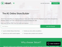 Tablet Screenshot of 3dcart.com